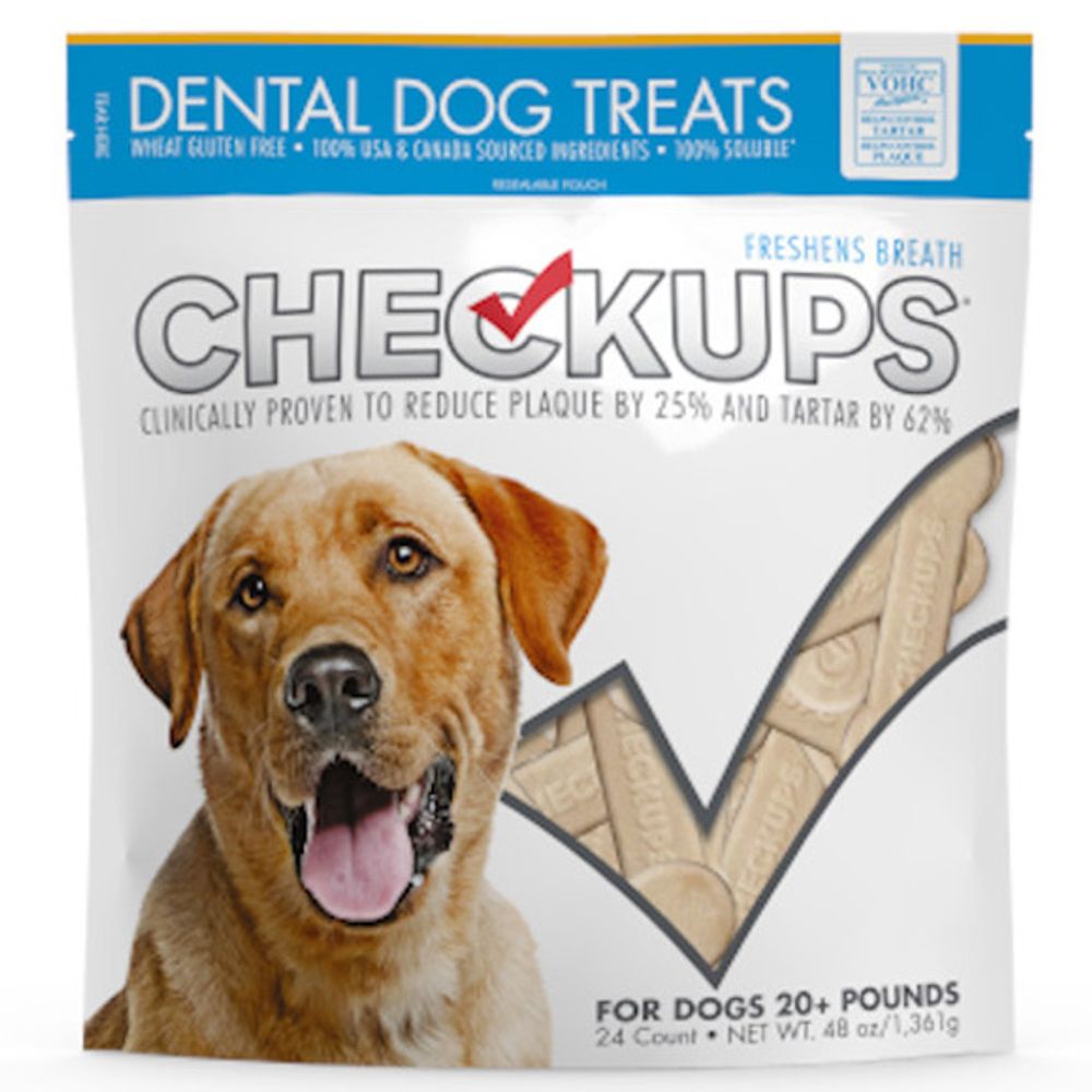 Checkups Dental Dog Treats, 24 ct