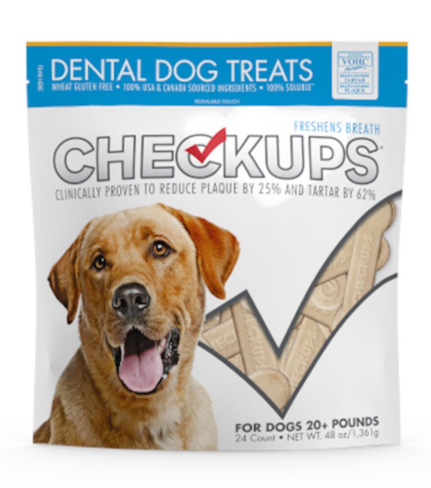 Checkups Dental Dog Treats, 24 ct