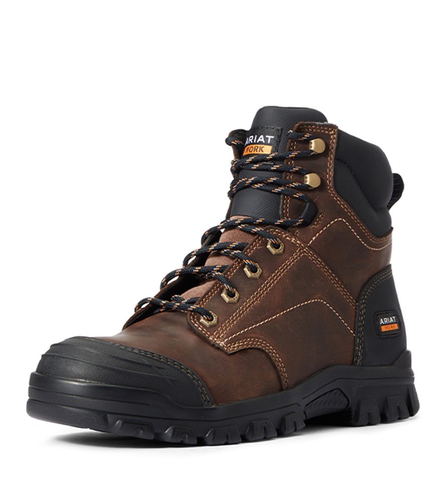 Ariat, Men's Brown Treadfast 6" Work Boot