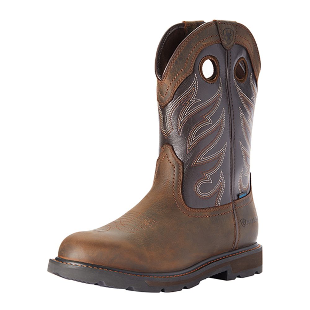 Ariat, Men's Groundwork Pull-On H2O Work Boot, 10035965