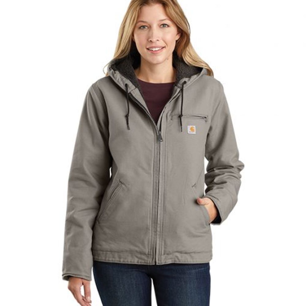 Carhartt, Ladies Washed Duck Sherpa Lined Jacket, 104292