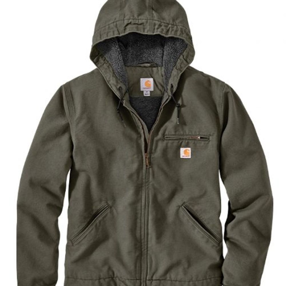 Carhartt, Men's Washed Duck Sherpa Lined Jacket, 104392