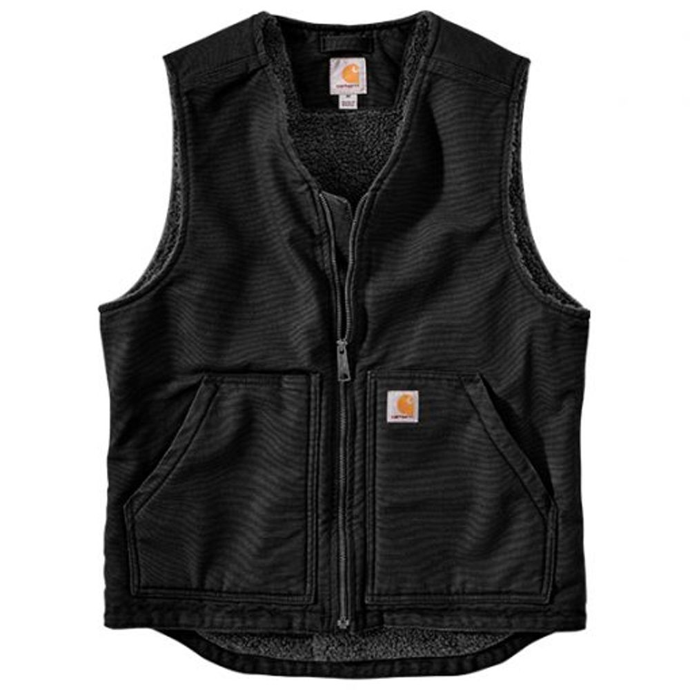 Carhartt, Men's Washed Duck Sherpa Vest, 104394