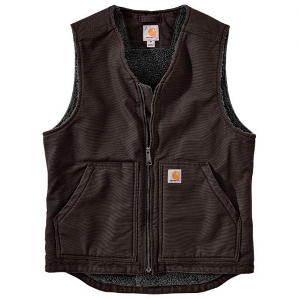 Carhartt, Men's Washed Duck Sherpa Vest, 104394