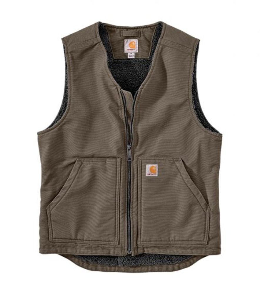 Carhartt, Men's Washed Duck Sherpa Vest, 104394