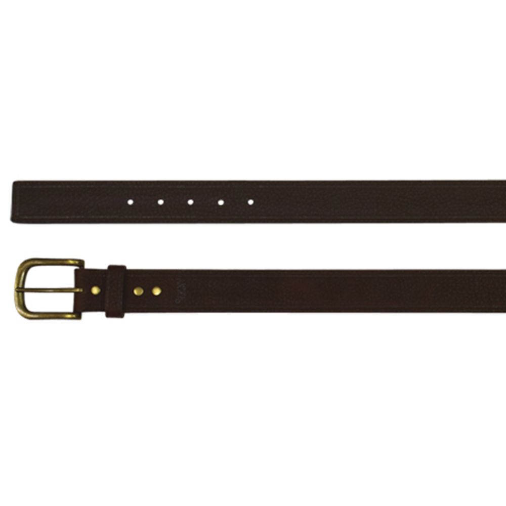 Georgia Boot, Men's Textured Leather Dark Brown Belt, 2020BE12