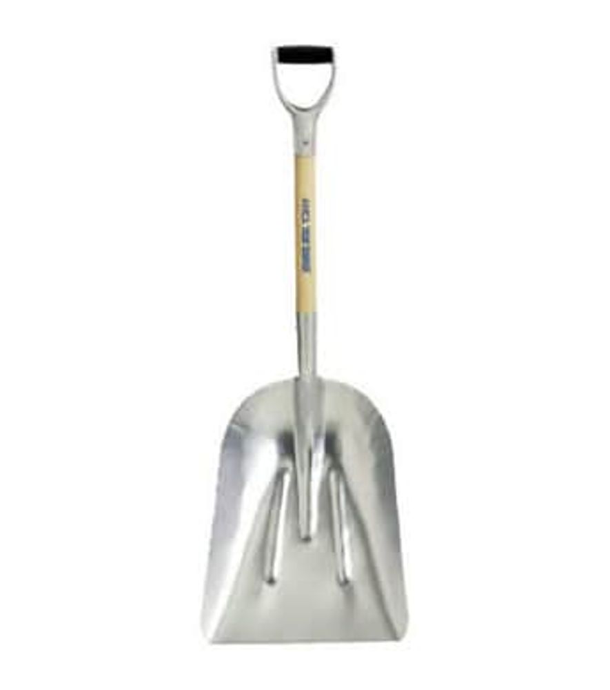True Temper Aluminum Grain Scoop with Super D-Grip Handle, 27 in.