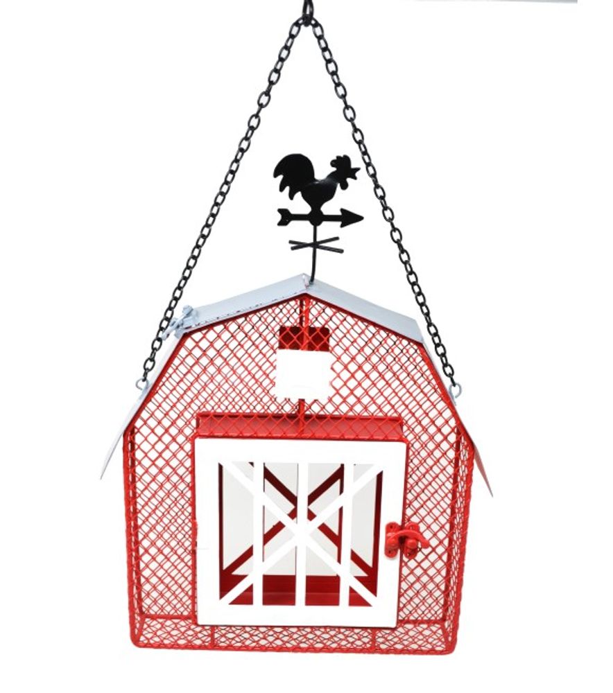 Mesh Barn Bird Seed & Suet Feeder, GEF1013