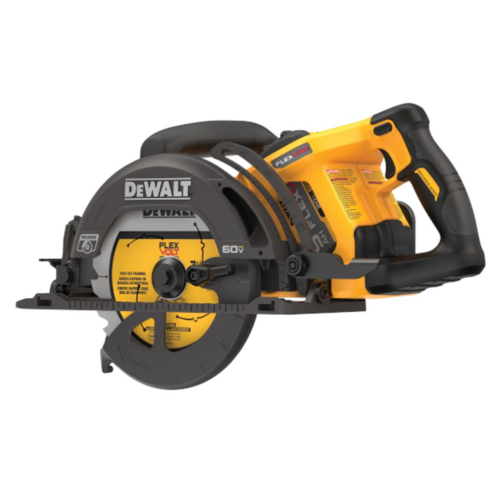 DeWalt, Flexvolt 60V Max 7 1/4in Cordless Worm Drive Saw with 9.0AH Battery Kit