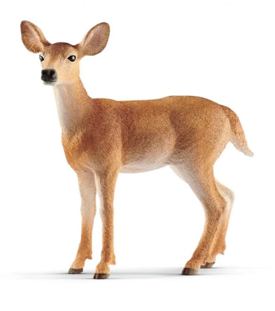Schleich, White-Tailed Doe Toy Figure, 14819