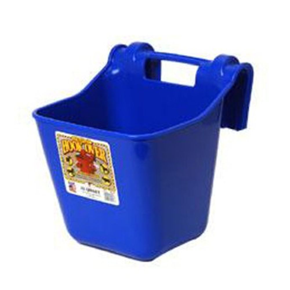 Little Giant Blue Plastic Hook Over Feeder 12 qt.