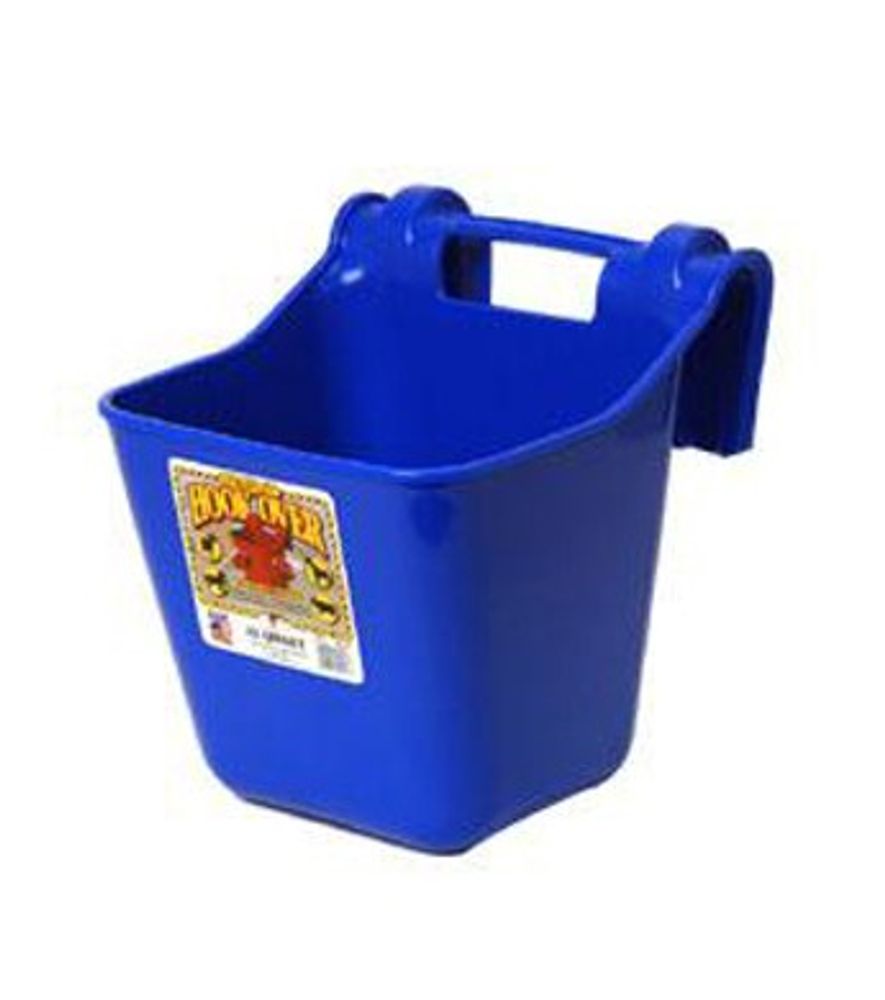 Little Giant Blue Plastic Hook Over Feeder 12 qt.