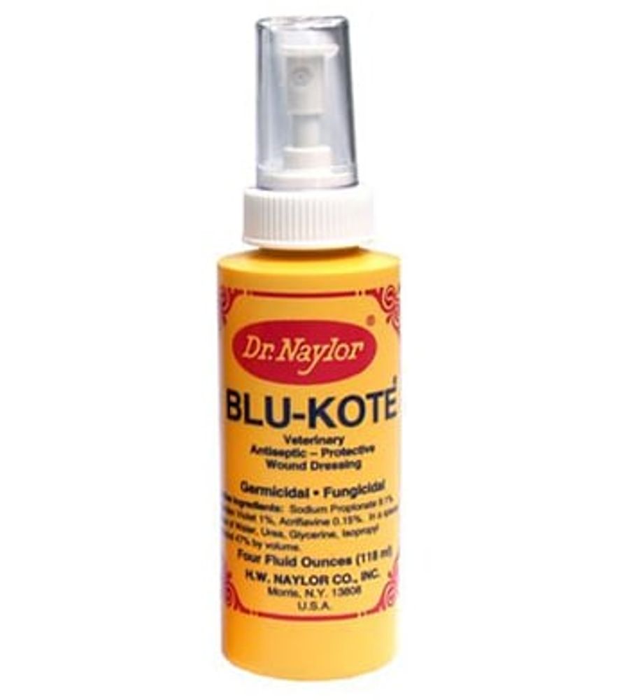 Dr. Naylor Blu-Kote Vetinary Antiseptic Spray, 4 oz.