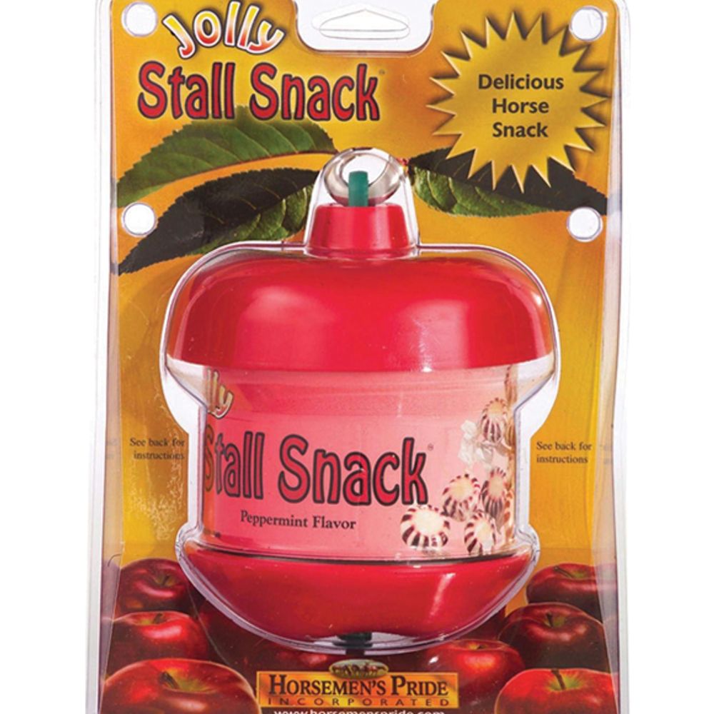 Jolly Stall Snack Holder with Treat - Apple