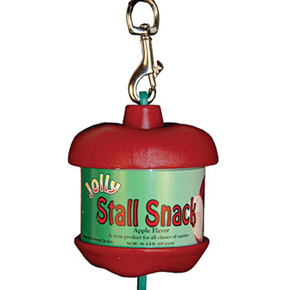 Jolly Stall Snack Holder with Treat - Apple