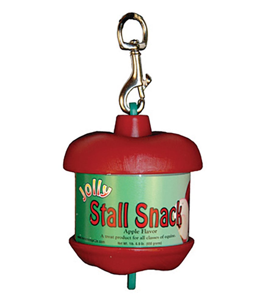 Jolly Stall Snack Holder with Treat - Apple