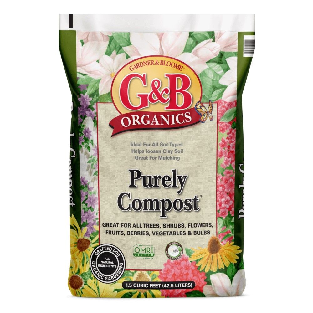 G&B Organics, Purely Compost, 1.5 cu ft