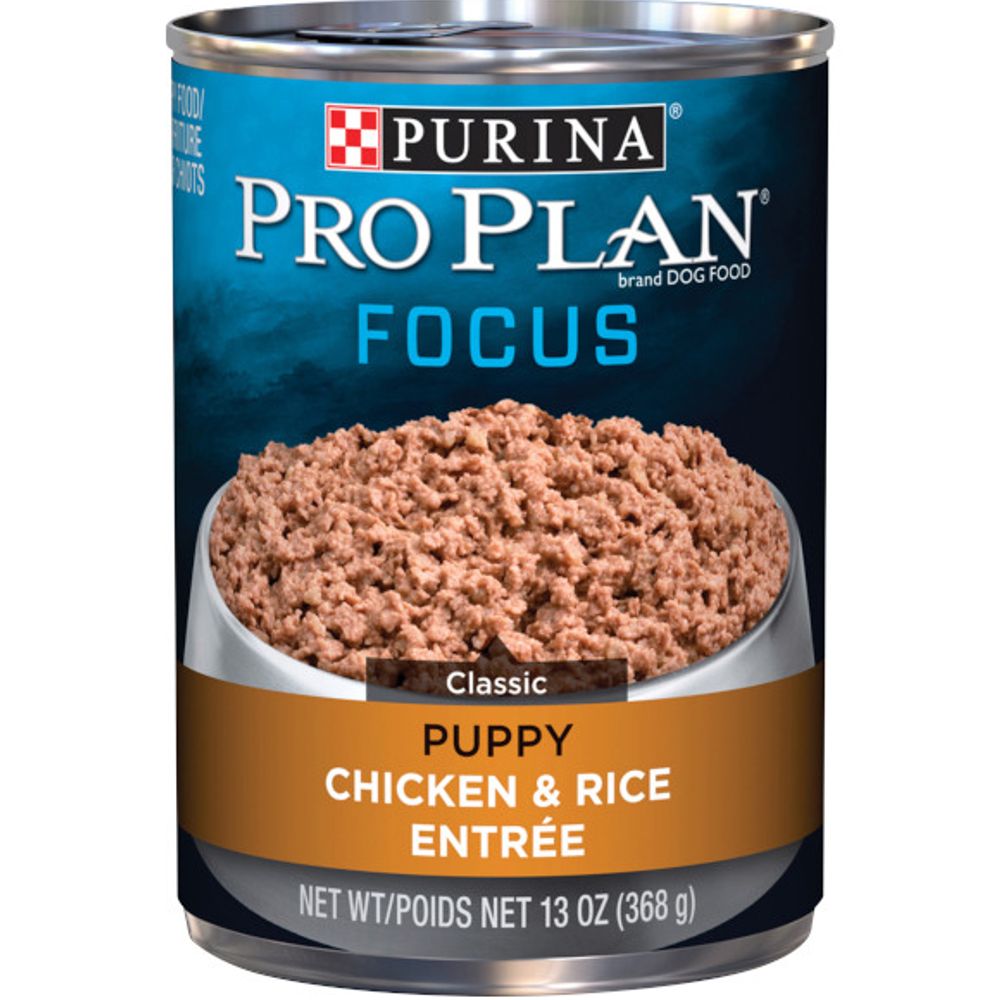 Purina Pro Plan, Focus Puppy Chicken & Rice Canned Dog Food, 13 oz