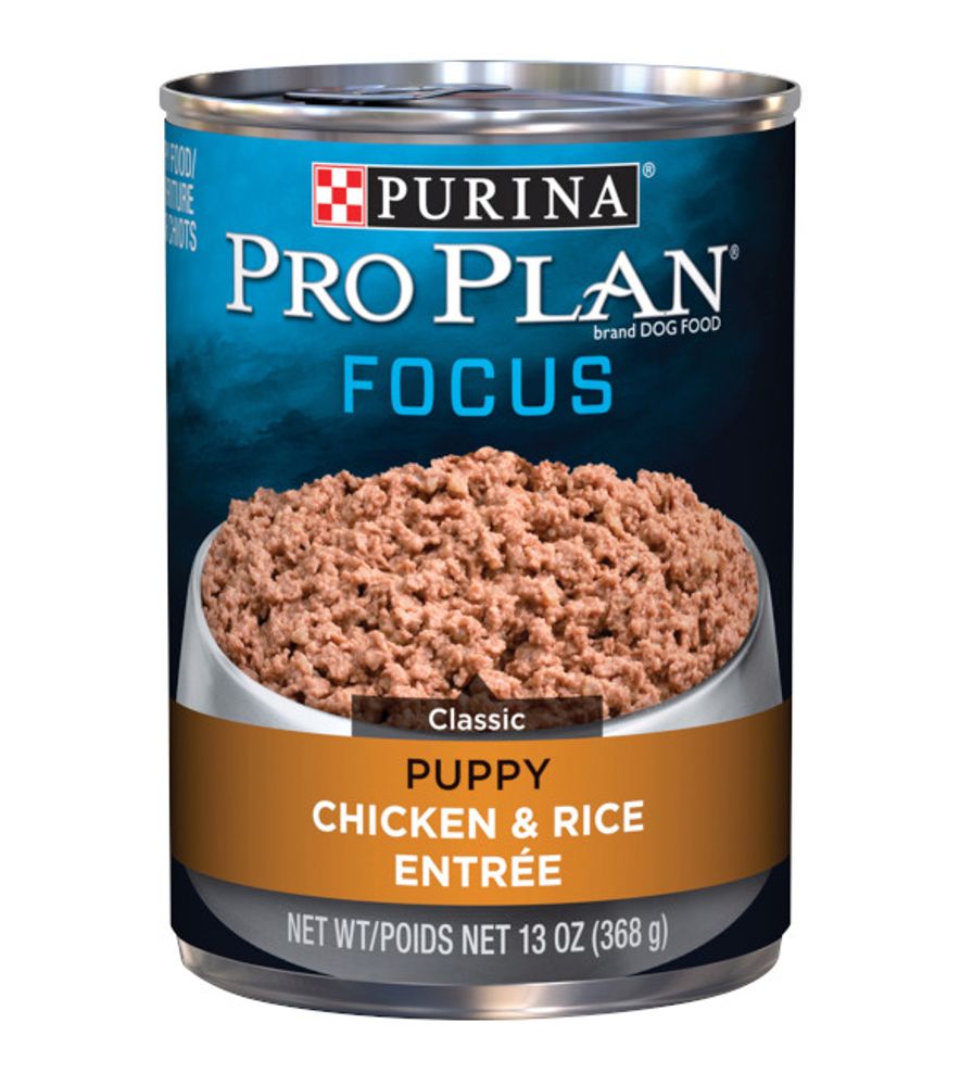 Purina Pro Plan, Focus Puppy Chicken & Rice Canned Dog Food, 13 oz