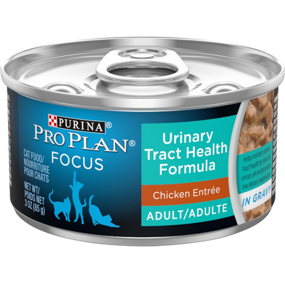 Purina Pro Plan, Adult Urinary Tract Health Formula Chicken Entrée In Gravy Wet Cat Food, 3 oz