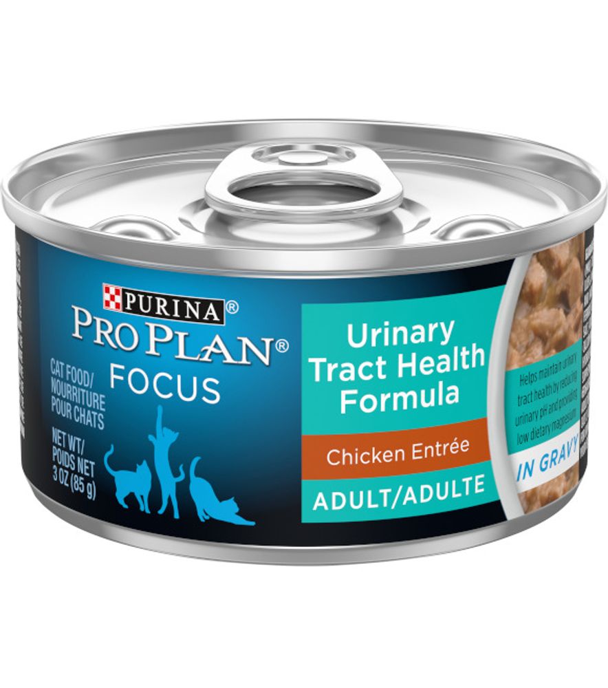 Purina Pro Plan, Adult Urinary Tract Health Formula Chicken Entrée In Gravy Wet Cat Food, 3 oz