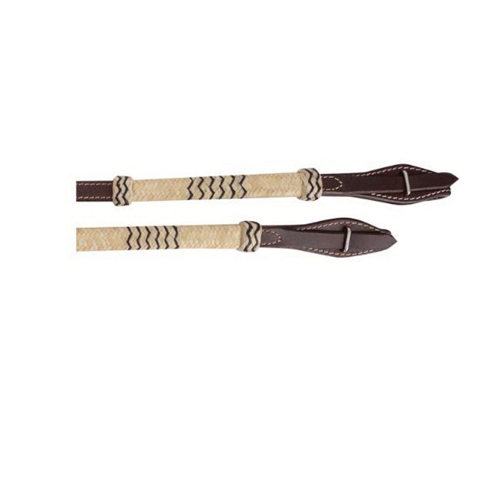 Cashel Leather Split Rein - Black/Chocolate
