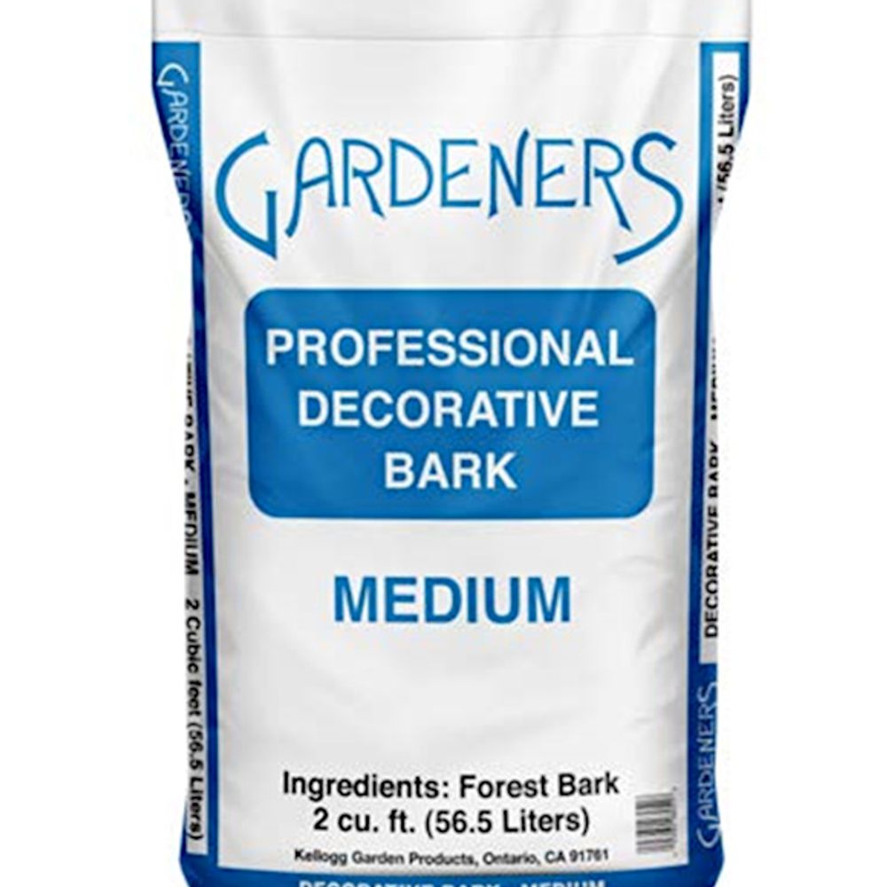 Gardeners, Professional Medium Bark Mulch, 2 cu ft