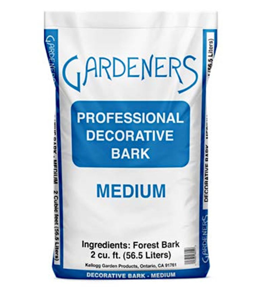 Gardeners, Professional Medium Bark Mulch, 2 cu ft