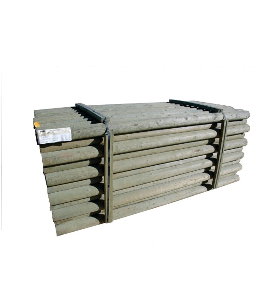 6″ Dowelled Treated Wood Post – 8 ft.