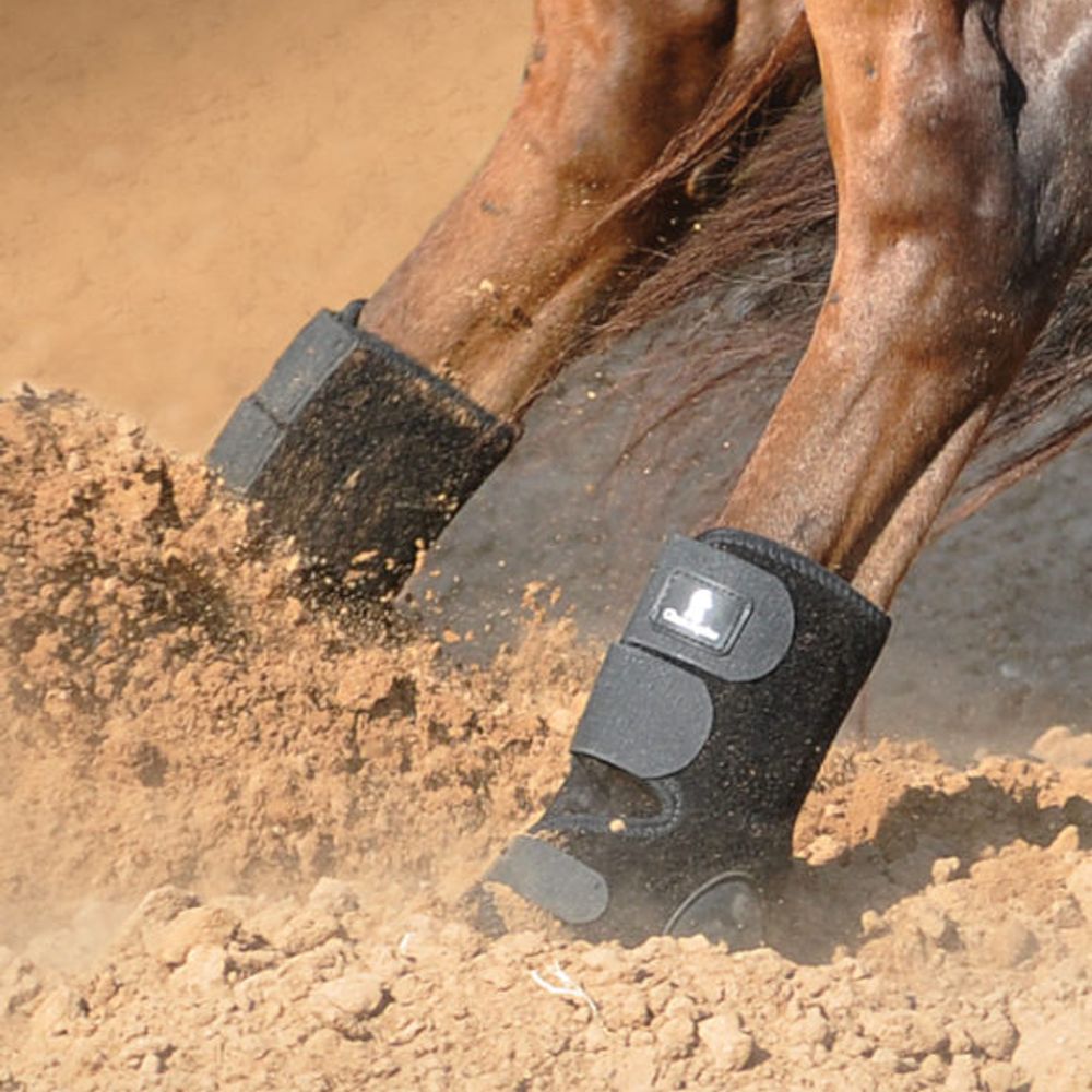 Classic Equine Standard Skid Boots - Black