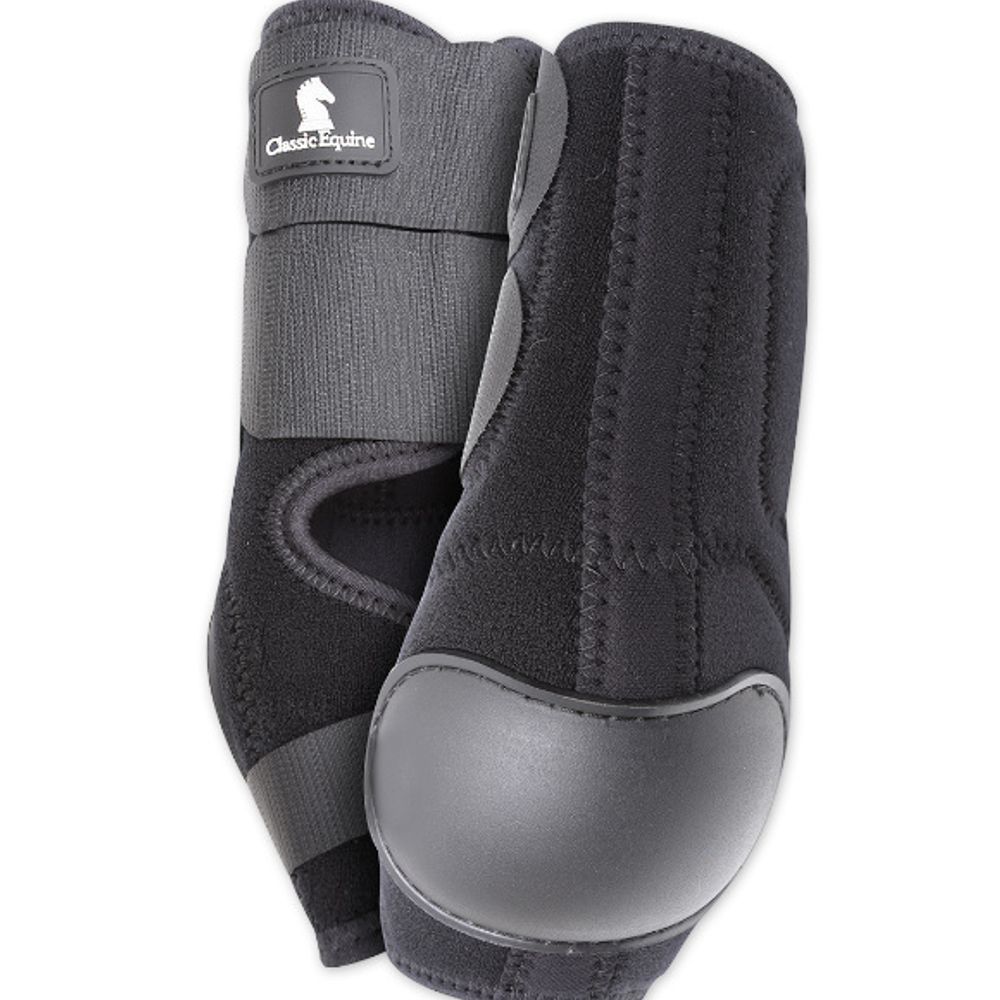 Classic Equine Standard Skid Boots - Black