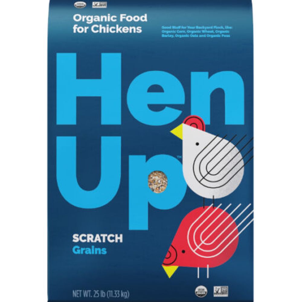 Hen Up, Organic  Scratch Grains for Backyard Flock