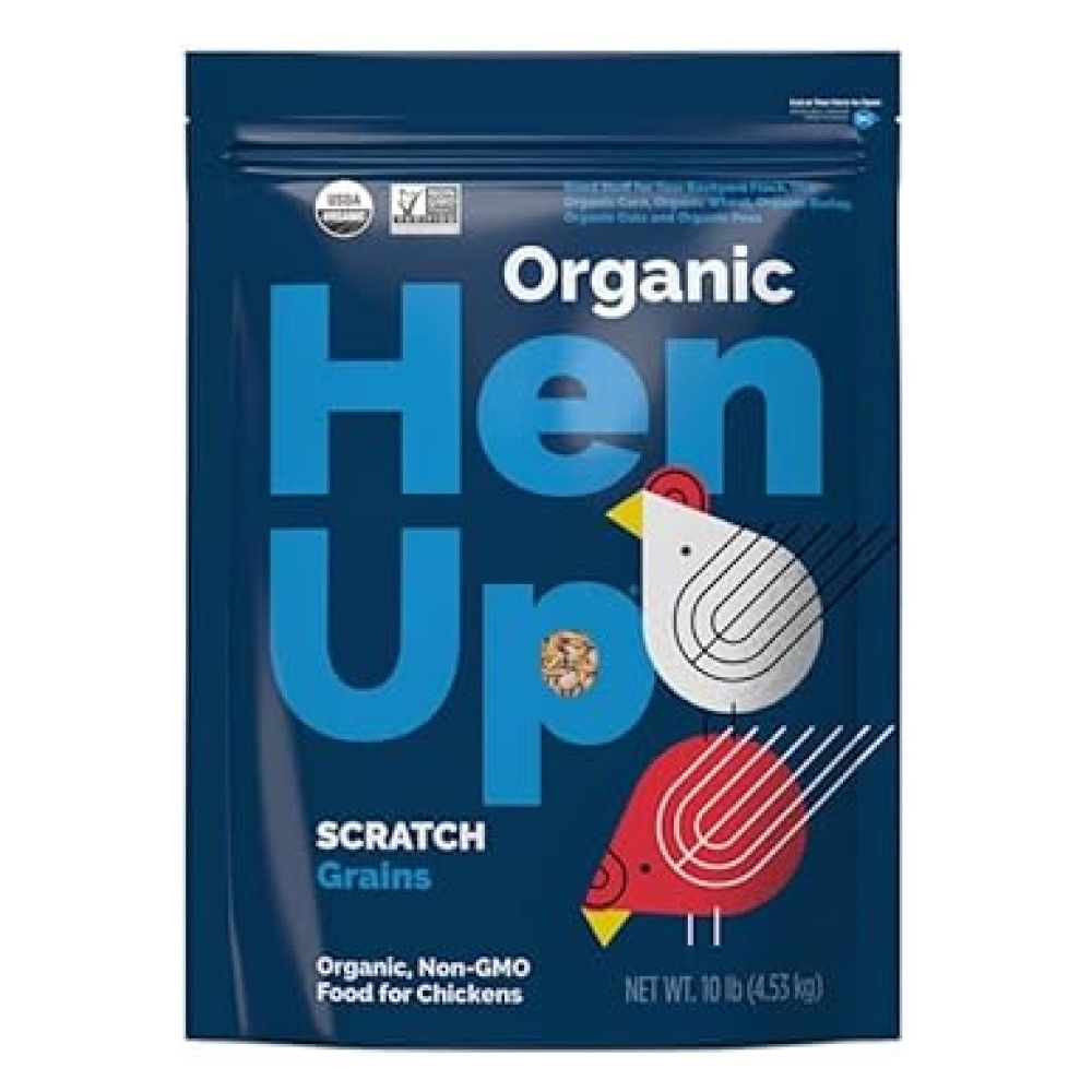 Hen Up, Organic  Scratch Grains for Backyard Flock