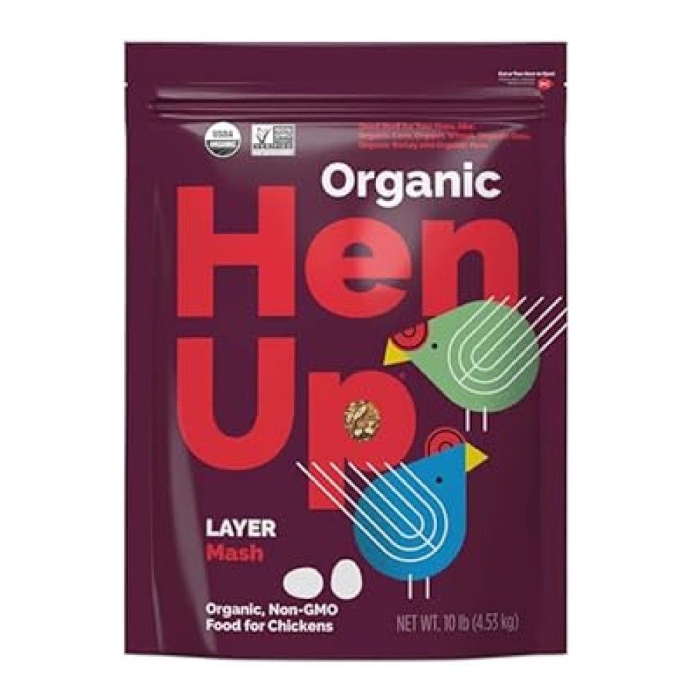 Hen Up, Organic Layer Mash Chicken Food