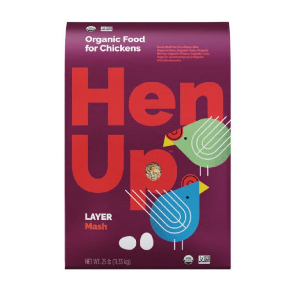 Hen Up, Organic Layer Mash Chicken Food
