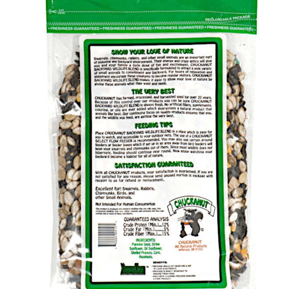 Chuckanut, All Natural Backyard Wildlife Blend