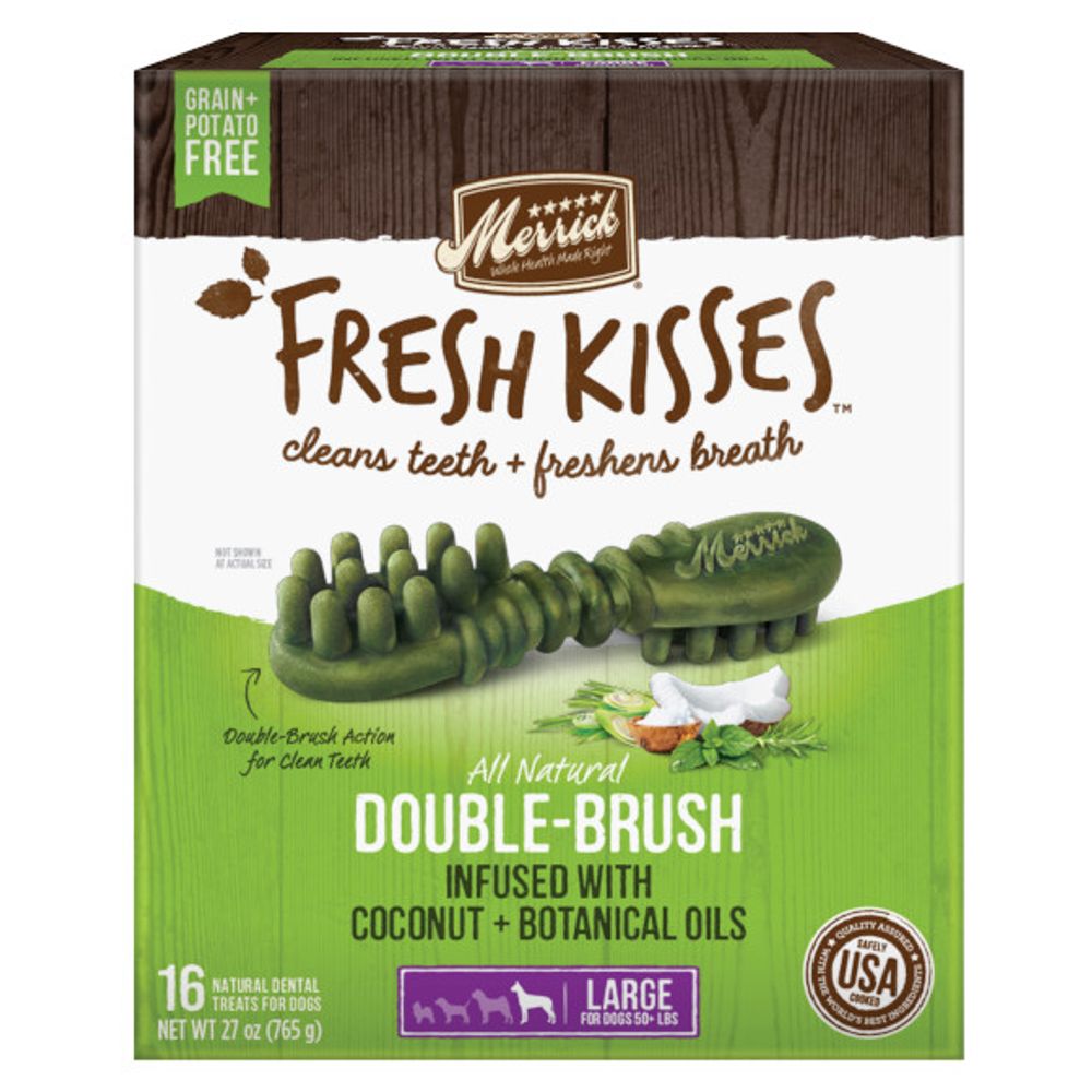Merrick, Fresh Kisses Large Dental Treats, 16 pk