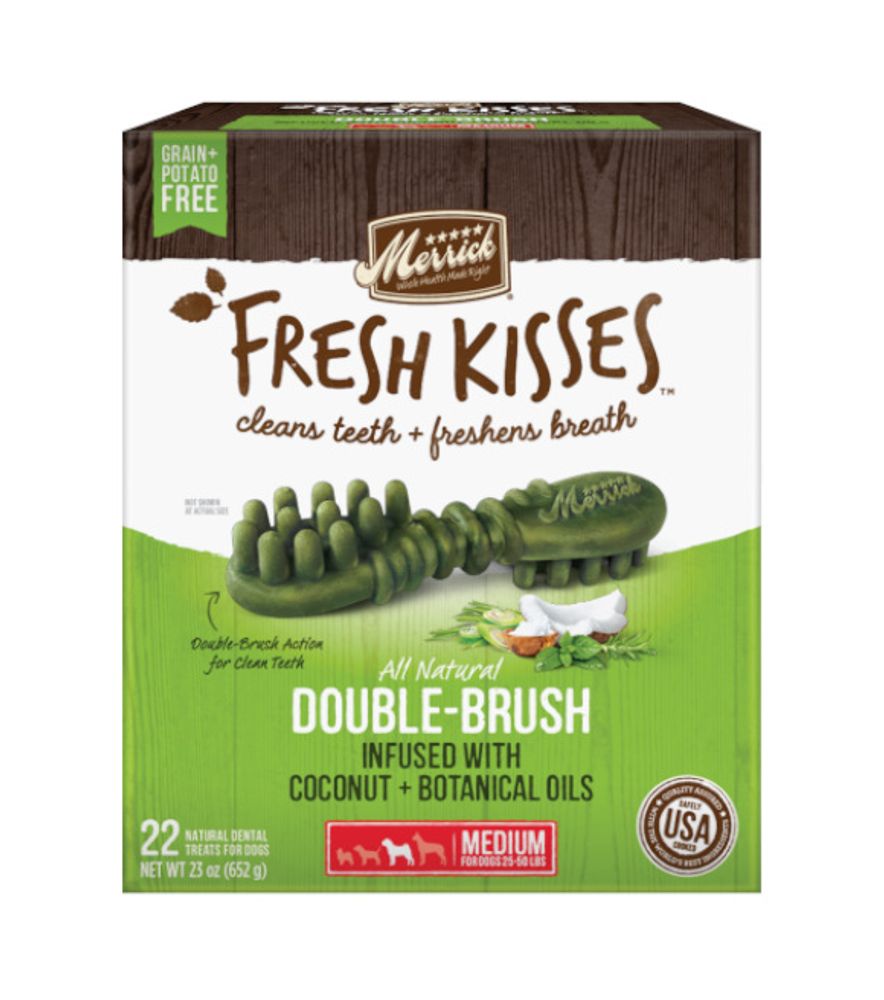 Merrick, Fresh Kisses Medium Dental Treats, 22 pk
