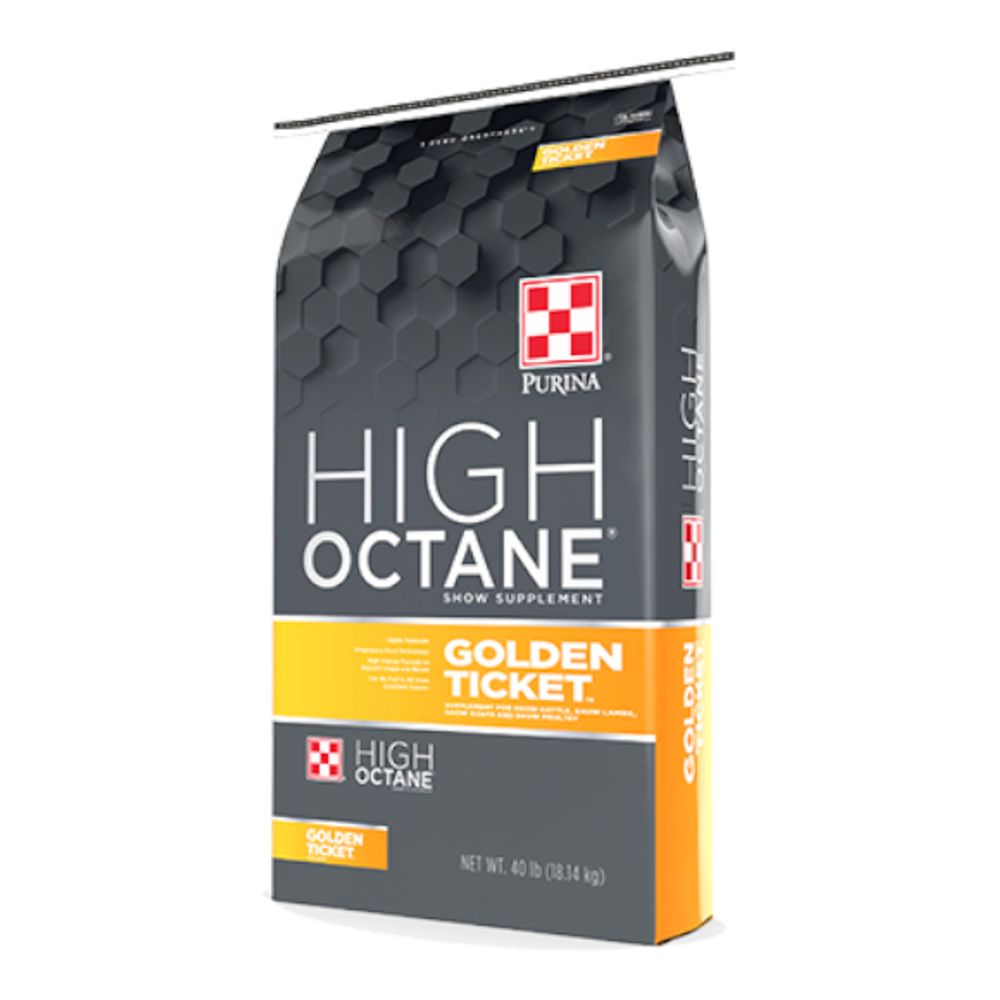 Purina, High Octane Golden Ticket Supplement, 40 lb