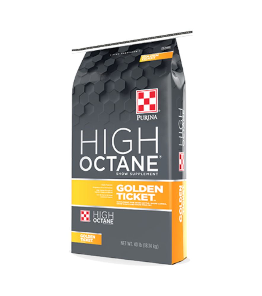 Purina, High Octane Golden Ticket Supplement, 40 lb