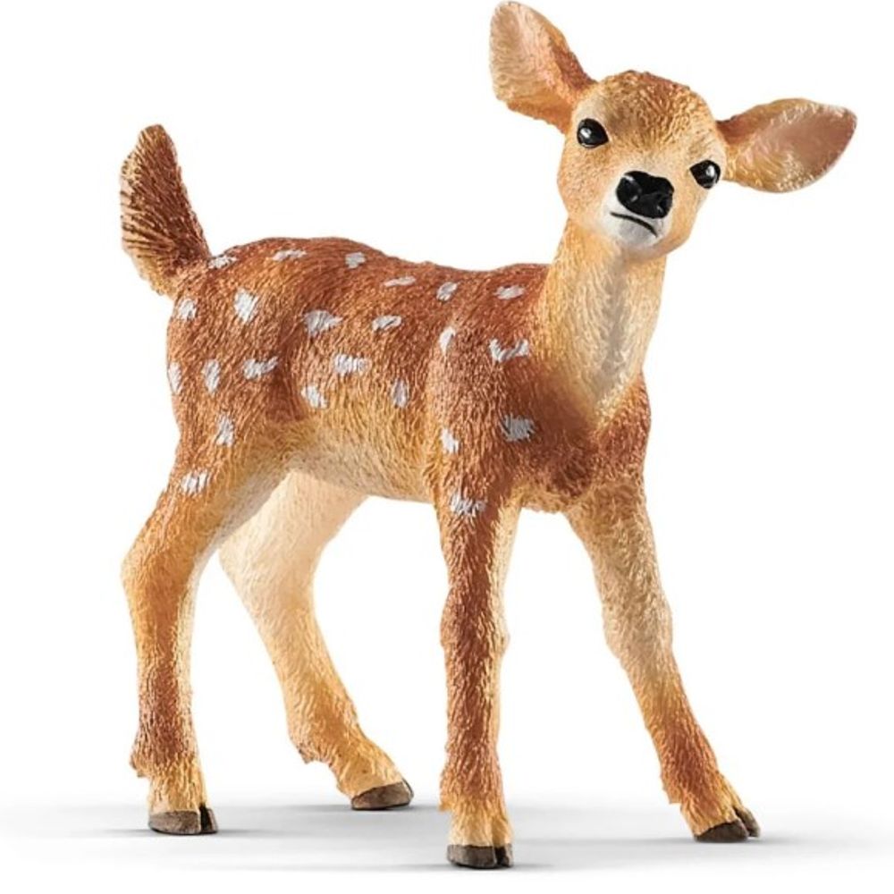 Schleich, White-Tailed Fawn Toy Figure, 14820