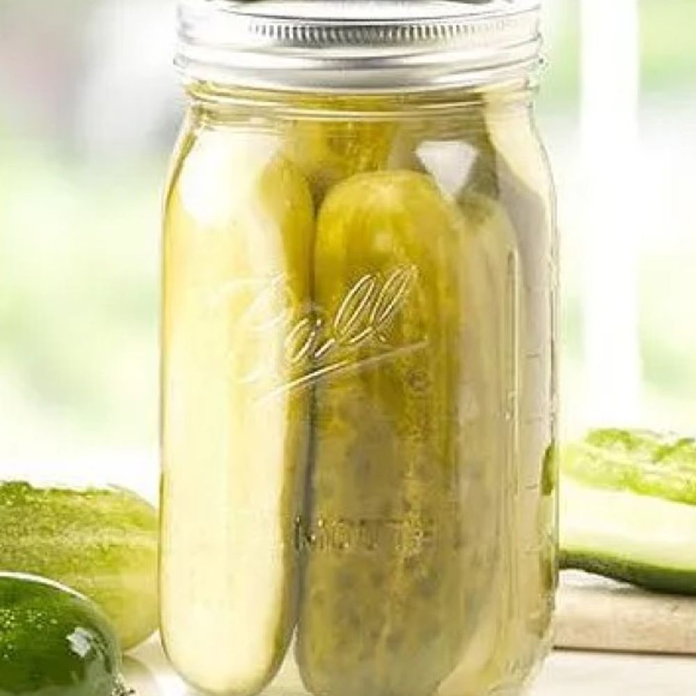 Ball, 1 Qt Wide-Mouth Canning Jars with Rings and Lids, 12 pk