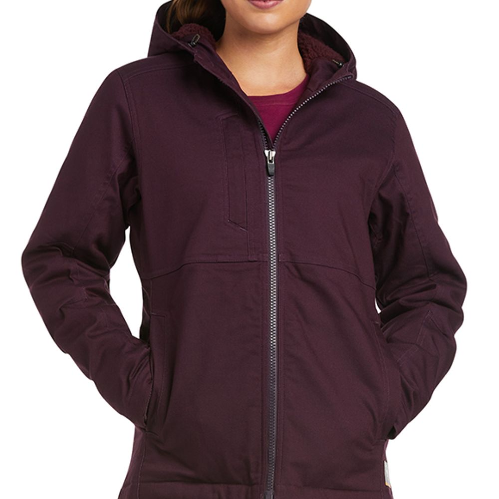 Ariat, Ladies Rebar DuraCanvas Insulated Work Jacket, 10037589