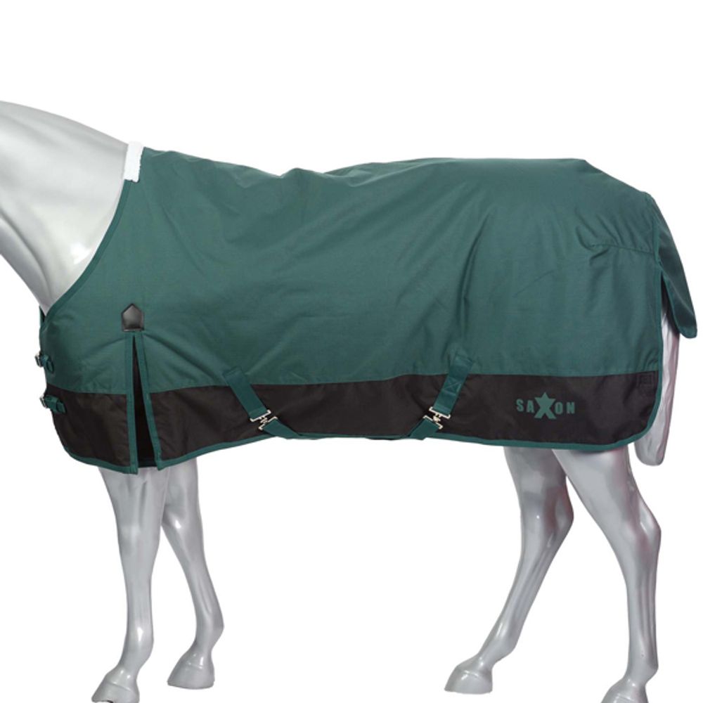 Weatherbeeta, Saxon 1200D With Gusset Standard Neck Medium, Hunter Green and Black