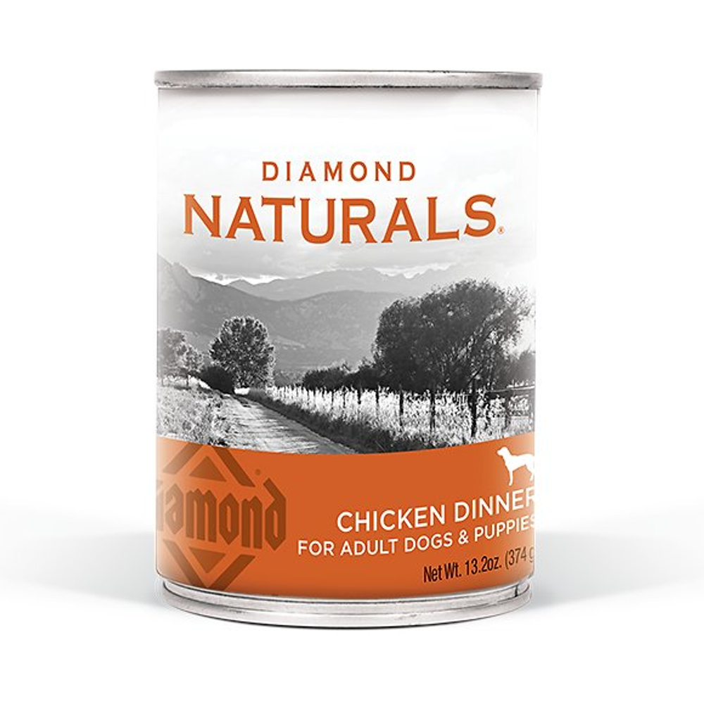 Diamond Naturals, Chicken Dinner Canned Adult Dog Food, 13.2 oz