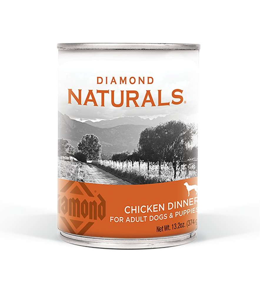 Diamond Naturals, Chicken Dinner Canned Adult Dog Food, 13.2 oz