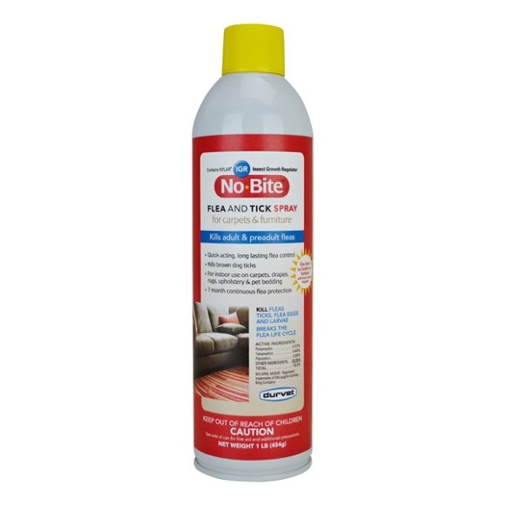 Durvet, No-Bite IGR Flea and Tick Spray, 16 oz