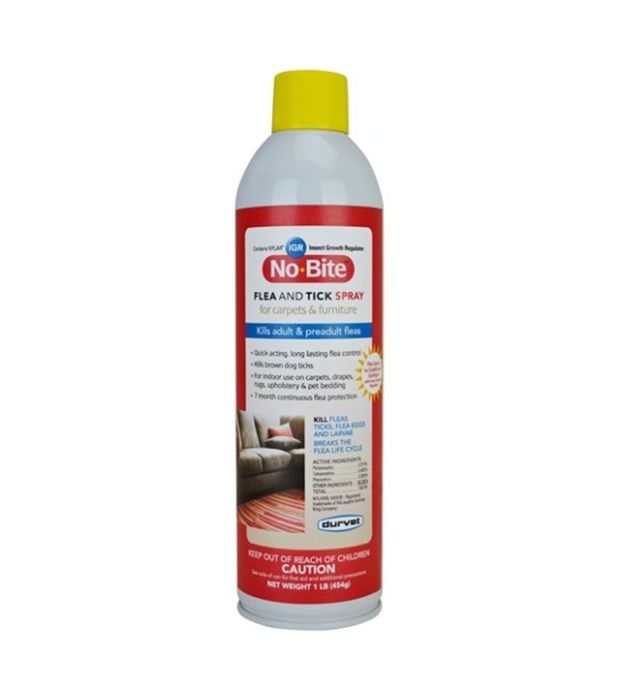 Durvet, No-Bite IGR Flea and Tick Spray, 16 oz