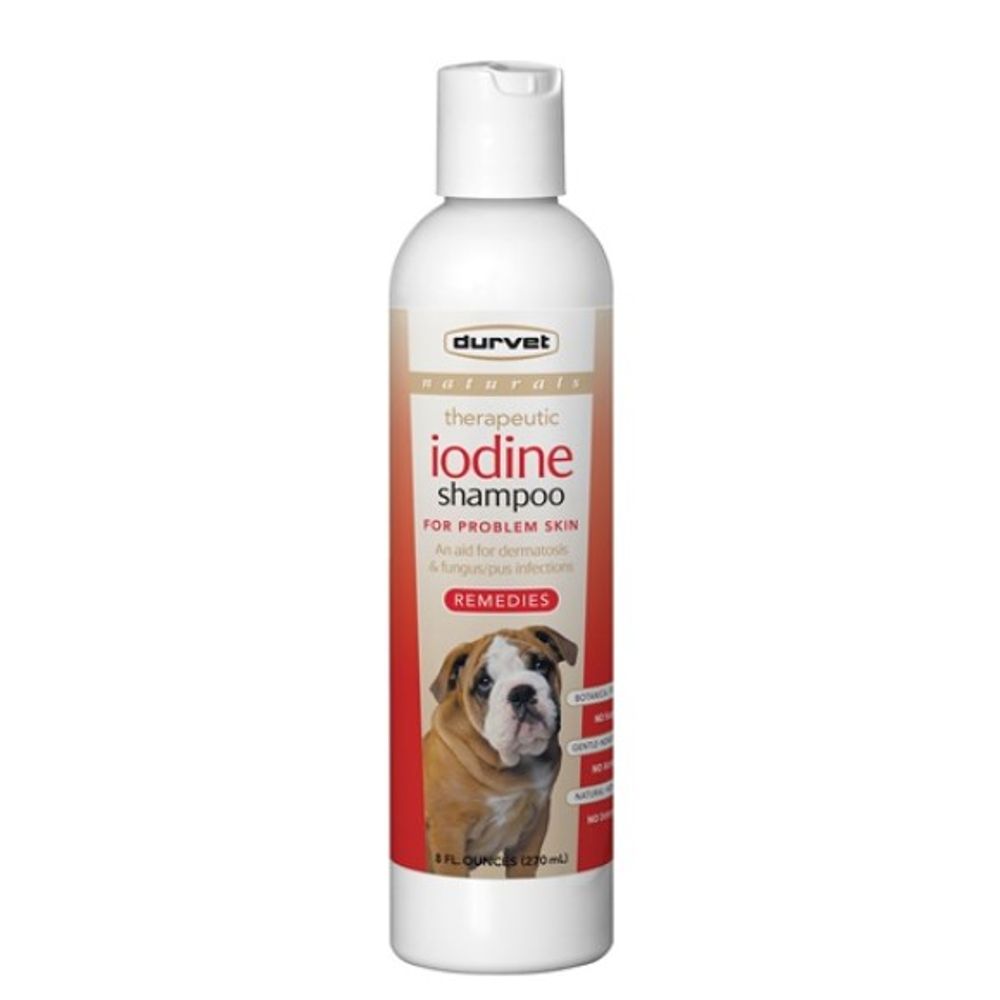 Durvet, Naturals Remedies Iodine Shampoo, 8 oz 