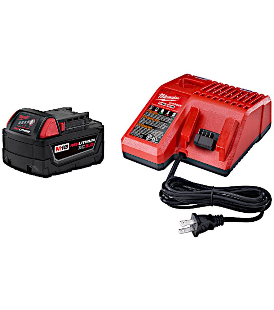Milwaukee, M18™ REDLITHIUM™ XC5.0 Starter Kit